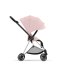 Carucior 2 in 1 pentru copii Cybex Mios 3.0 premium - Peach Pink cu cadru Chrome Black - 5