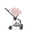 Carucior 2 in 1 pentru copii Cybex Mios 3.0 premium - Peach Pink cu cadru Chrome Brown - 5