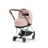 Carucior 2 in 1 pentru copii Cybex Mios 3.0 premium - Peach Pink cu cadru Chrome Brown - 8