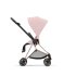 Carucior 2 in 1 pentru copii Cybex Mios 3.0 premium - Peach Pink cu cadru Rosegold - 6