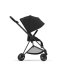 Carucior 2 in 1 pentru copii Cybex Mios 3.0 premium - Sepia Black cu cadru Matt Black - 4