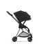 Carucior 2 in 1 pentru copii Cybex Mios 3.0 premium - Sepia Black cu cadru Matt Black - 5