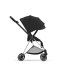 Carucior 2 in 1 pentru copii Cybex Mios 3.0 premium - Sepia Black cu cadru Chrome Black - 5