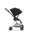 Carucior 2 in 1 pentru copii Cybex Mios 3.0 premium - Sepia Black cu cadru Chrome Brown - 4