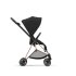 Carucior 2 in 1 pentru copii Cybex Mios 3.0 premium - Sepia Black cu cadru Rosegold - 3