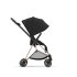 Carucior 2 in 1 pentru copii Cybex Mios 3.0 premium - Sepia Black cu cadru Rosegold - 4