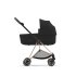 Carucior 2 in 1 pentru copii Cybex Mios 3.0 premium - Sepia Black cu cadru Rosegold - 9