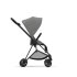 Carucior 2 in 1 pentru copii Cybex Mios 3.0 premium - Mirage Grey cu cadru Matt Black - 3