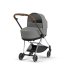 Carucior 2 in 1 pentru copii Cybex Mios 3.0 premium - Mirage Grey cu cadru Chrome Brown - 8