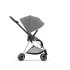 Carucior 2 in 1 pentru copii Cybex Mios 3.0 premium - Mirage Grey cu cadru Chrome Brown - 4