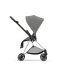 Carucior 2 in 1 pentru copii Cybex Mios 3.0 premium - Mirage Grey cu cadru Chrome Brown - 6