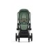 Carucior 2 in 1 pentru copii Cybex E-Priam, premium - Leaf Green cu cadru Chrome Brown	 - 2