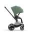 Carucior 2 in 1 pentru copii Cybex E-Priam, premium - Leaf Green cu cadru Chrome Black - 5