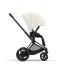 Carucior 2 in 1 pentru copii Cybex E-Priam, premium - Off White cu cadru Matt Black - 5