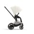 Carucior 2 in 1 pentru copii Cybex E-Priam, premium - Off White cu cadru Rosegold - 4