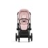 Carucior 2 in 1 pentru copii Cybex E-Priam, premium - Peach Pink cu cadru Matt Black - 2