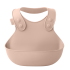 Bavetica Bibs pentru diversificare si hranire, Blush - 1