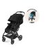 Спортна количка Cybex Gold Eezy S+ 2 детска, големи колела, удобна - Moon Black - 1