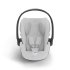 Scoica auto Cybex Platinum Cloud T Plus i-Size pentru copii, 0-24 luni, confortabila - Platinum White - 3