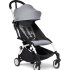 Carucior 3 in 1 pentru copii BABYZEN YOYO², cadru alb, pachet nou nascut, scoica auto Cloud G si pachet de culoare Stone - 5