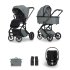 Pachet promotional premium carucior Cavoe MOI+, sport, landou, accesorii si scoica auto Cybex GOLD Cloud G Plus, Meteorite - 16