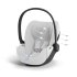 Scoica auto Cybex Platinum Cloud T Plus i-Size pentru copii, 0-24 luni, cu Baza T - Platinum White - 6