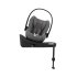 Scoica auto Cybex Gold Cloud G i-Size Confort pentru copii, 0-24 luni, ergonomica - Lava Grey - 18