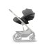 Scoica auto Cybex Gold Cloud G i-Size Confort pentru copii, 0-24 luni, ergonomica - Lava Grey - 20
