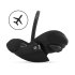 Παιδικό κάθισμα αυτοκινήτου Cybex Gold Cloud G i-Size Comfort, 0-24 μηνών, εργονομικό - Moon Black - 11