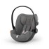 Scoica auto Cybex Gold Cloud G i-Size Confort pentru copii, 0-24 luni, ergonomica - Lava Grey - 1