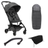 Pachet special carucior sport Joolz Aer+, echipat de iarna, cu 3 accesorii incluse, Amazing Anthracite - 1