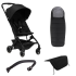 Pachet special carucior sport Joolz Aer+, echipat de iarna, cu 3 accesorii incluse, Refined Black - 1