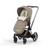 Sac de picioare Cybex Platinum, calduros, protector, Cozy Beige - 8