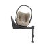 Scoica auto Cybex Platinum Cloud T Plus i-Size pentru copii, 0-24 luni, cu Baza T - Cozy Beige - 2