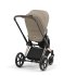 Carucior 2 in 1 pentru copii Cybex Priam 4.0, premium - Cozy Beige cu cadru Rosegold - 3