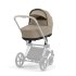 Carucior 2 in 1 pentru copii Cybex Priam 4.0, premium - Cozy Beige cu cadru Chrome Brown - 8