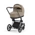 Carucior 2 in 1 pentru copii Cybex Priam 4.0, premium - Cozy Beige cu cadru Chrome Brown - 9