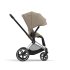 Carucior 2 in 1 pentru copii Cybex Priam 4.0, premium - Cozy Beige cu cadru Chrome Black - 5