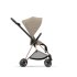 Carucior 2 in 1 pentru copii Cybex Mios 3.0 premium - Cozy Beige cu cadru Rosegold - 3