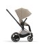 Carucior 2 in 1 pentru copii Cybex E-Priam, premium - Cozy Beige cu cadru Rosegold - 4