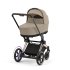 Carucior 2 in 1 pentru copii Cybex E-Priam, premium - Cozy Beige cu cadru Rosegold - 9