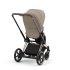 Carucior 2 in 1 pentru copii Cybex E-Priam, premium - Cozy Beige cu cadru Rosegold - 3