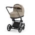 Carucior 2 in 1 pentru copii Cybex E-Priam, premium - Cozy Beige cu cadru Chrome Brown - 10