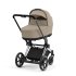 Carucior 2 in 1 pentru copii Cybex E-Priam, premium - Cozy Beige cu cadru Chrome Black - 9