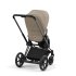 Carucior 2 in 1 pentru copii Cybex E-Priam, premium - Cozy Beige cu cadru Matt Black - 3