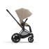 Carucior 2 in 1 pentru copii Cybex E-Priam, premium - Cozy Beige cu cadru Matt Black - 5