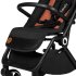 Carucior sport pentru copii Lionelo - Cloe, 0-22 kg, adaptabil, Maro - 7