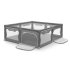 Παιδικό παρκοκρέβατο - Lionelo Willow XL 180 x 200, συμπαγές, Γκρι Μπετόν - 1