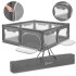 Παιδικό παρκοκρέβατο - Lionelo Willow XL 180 x 200, συμπαγές, Γκρι Μπετόν - 9
