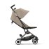 Спортна детска количка Cybex Gold Libelle, компактна, ново издание, Almond Beige с рама Taupe - 5